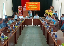 Đoàn công tác xã Phước Hiệp làm việc với xã Ngok Tụ tỉnh Quảng Ngãi