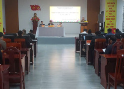 toàn cảnh hội nghị Đảng uỷ (mở rộng) lần thứ 4 năm 2025
